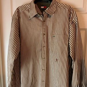 Men’s Tommy Hilfiger striped shirt size large